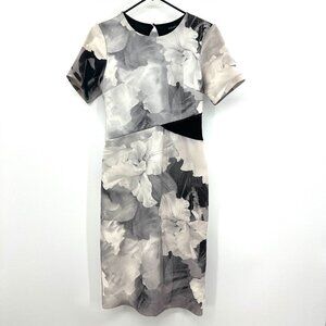 Indication by Eci Gray Cloud Midi Dress Women's 4